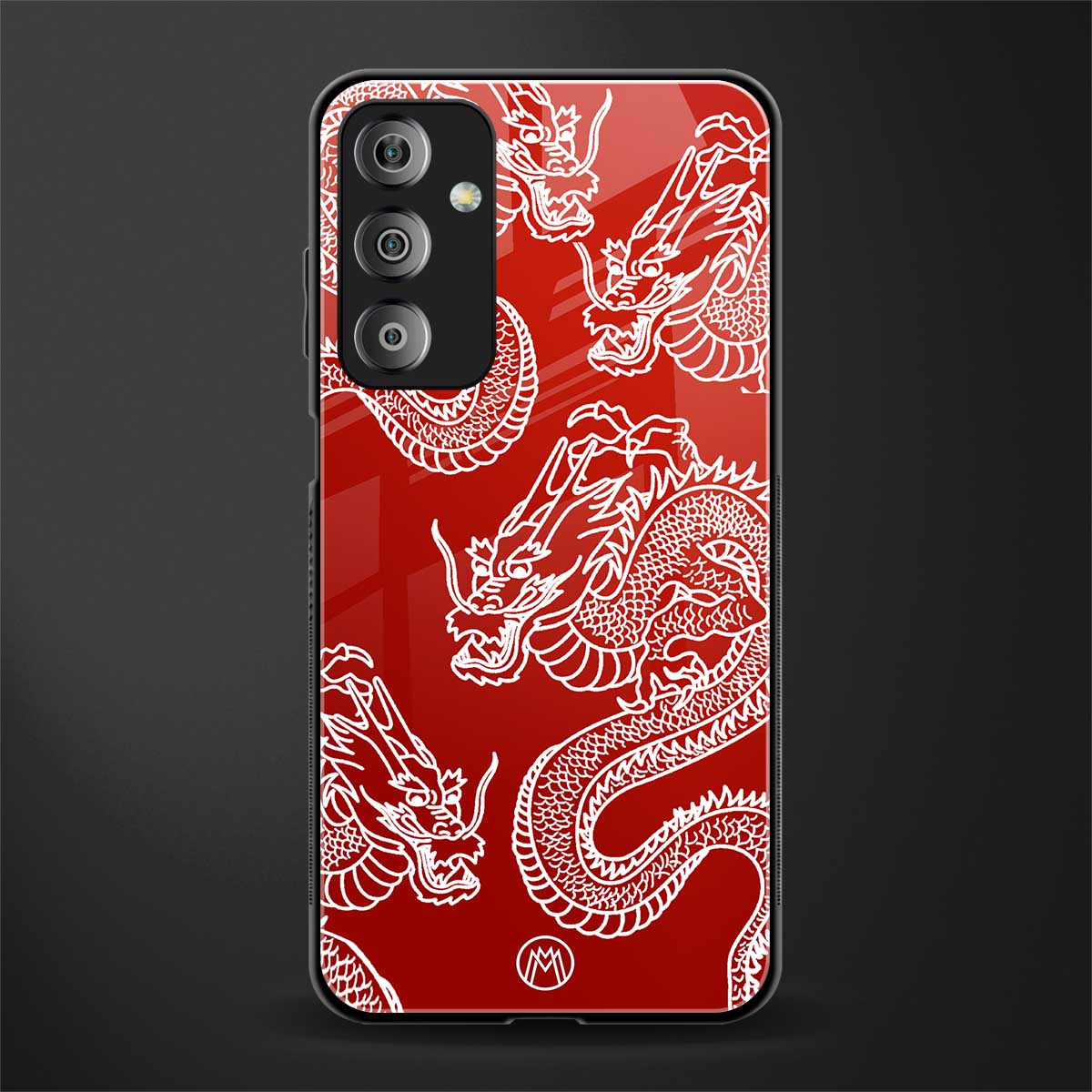 dragons red back phone cover | glass case for samsung galaxy f23 5g