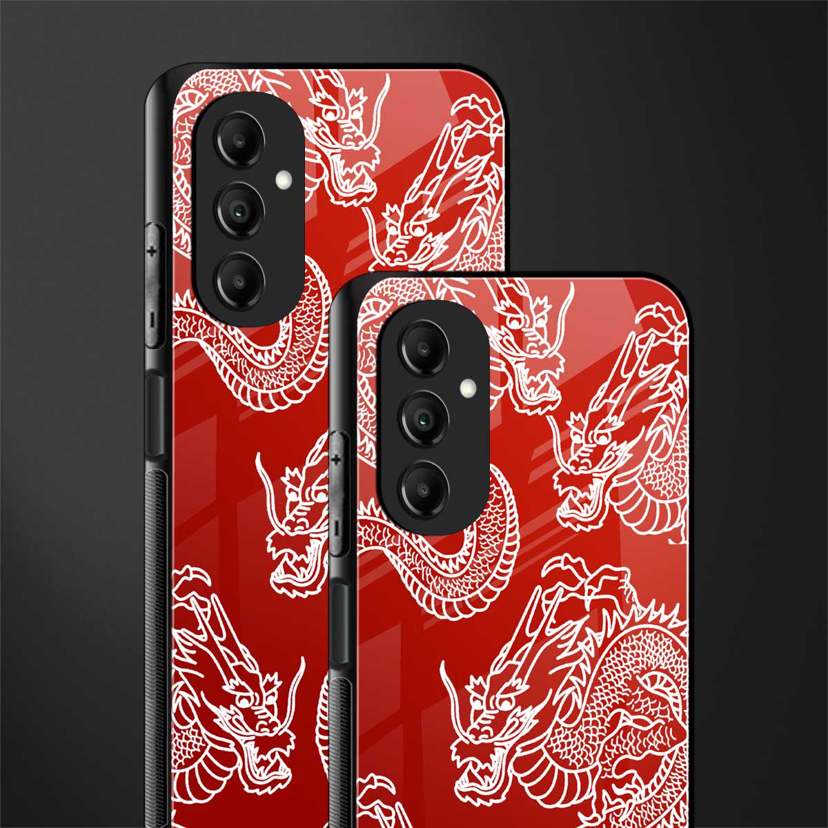 dragons red back phone cover | glass case for samsung galaxy a14 5g