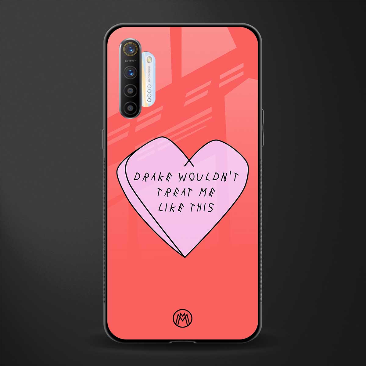 drake wouldn't treat me like this glass case for realme x2 image