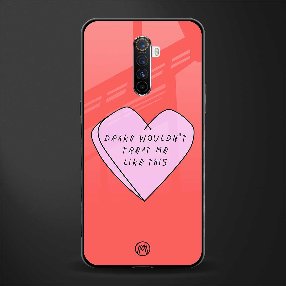 drake wouldn't treat me like this glass case for realme x2 pro image