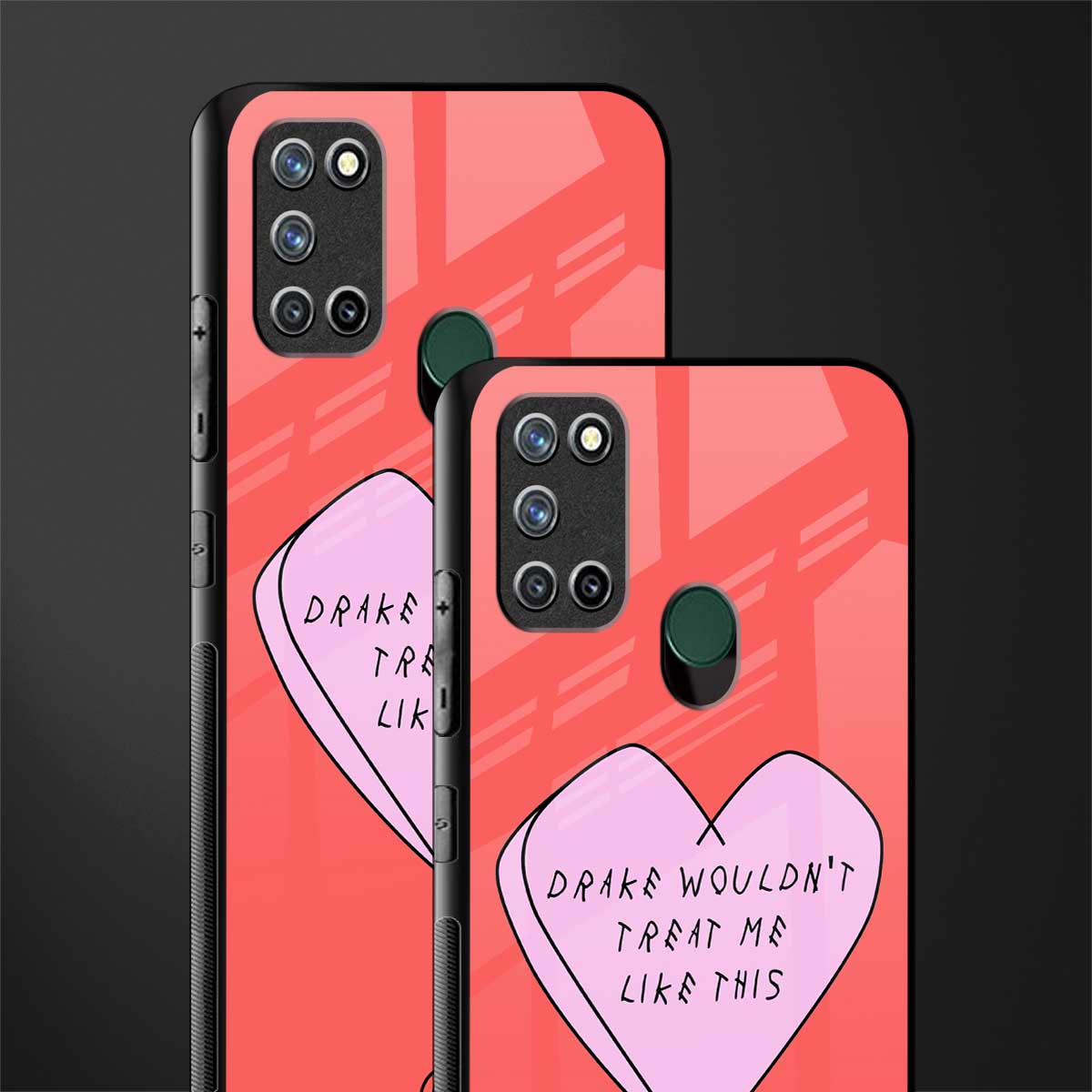 drake wouldn't treat me like this glass case for realme 7i image-2