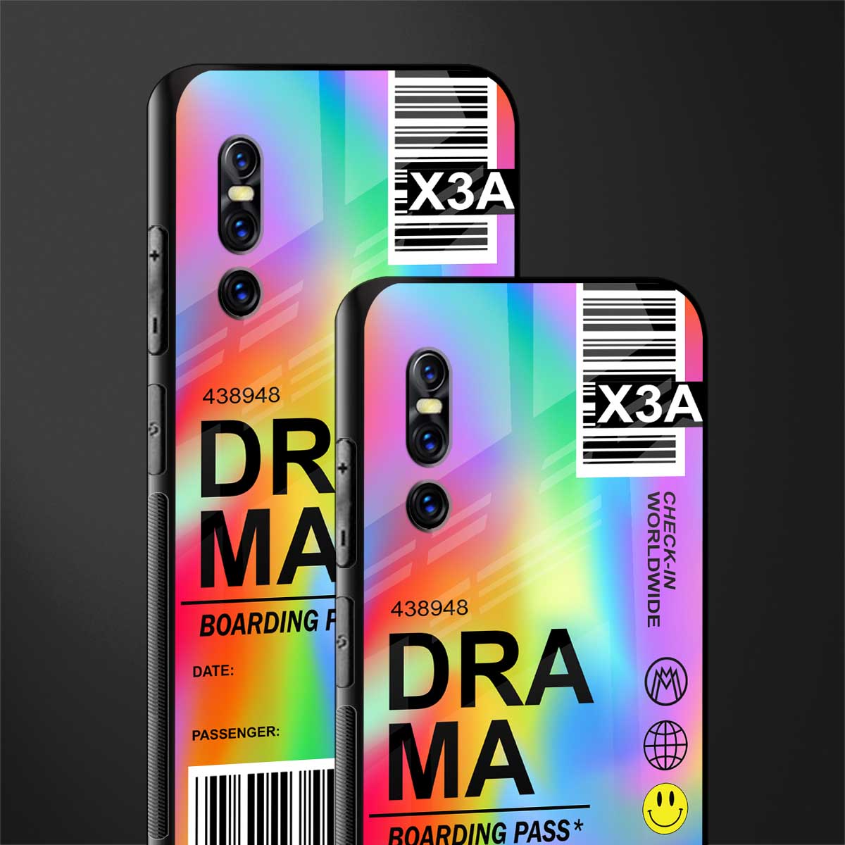drama glass case for vivo v15 pro image-2