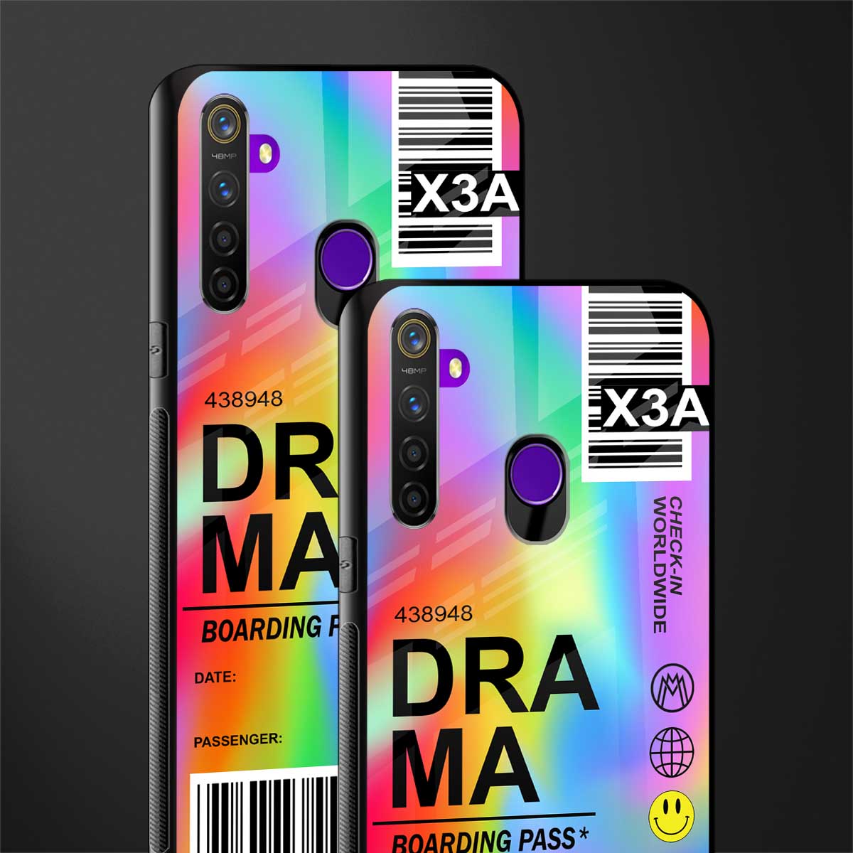 drama glass case for realme 5 pro image-2