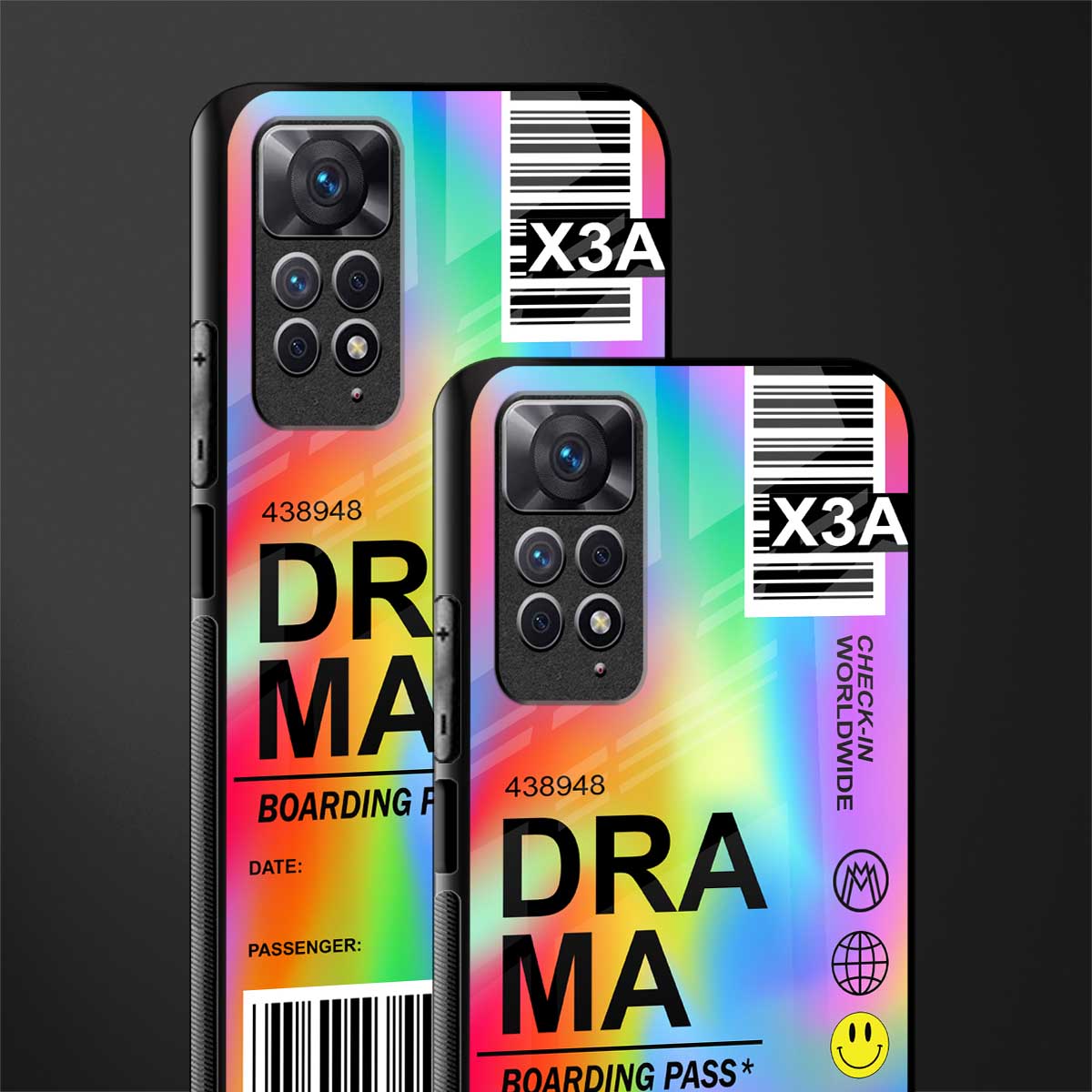 drama glass case for redmi note 11s image-2