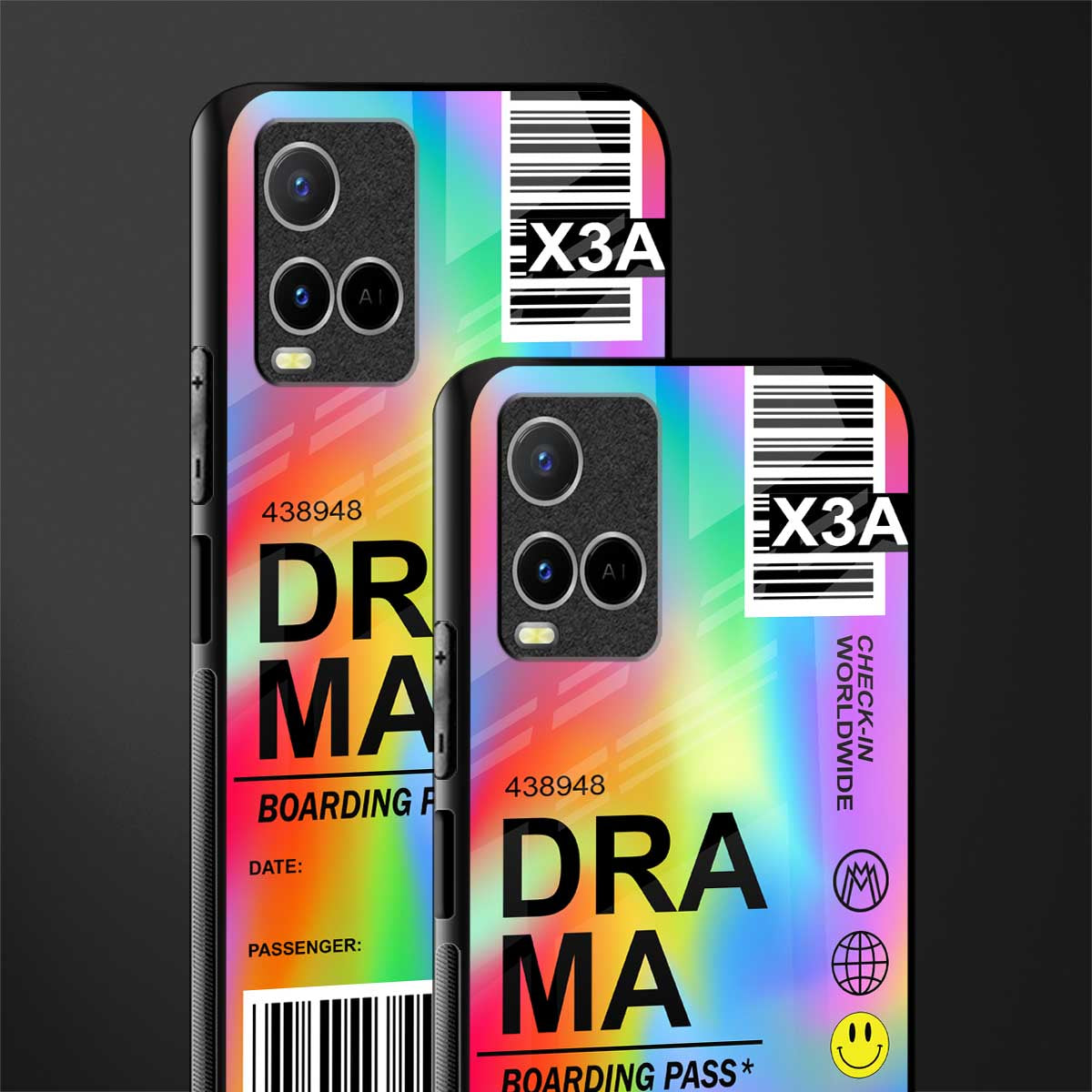 drama glass case for vivo y33s vivo y33t image-2