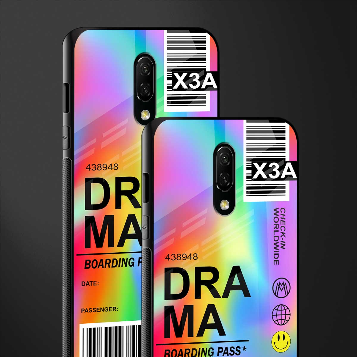 drama glass case for oneplus 7 image-2