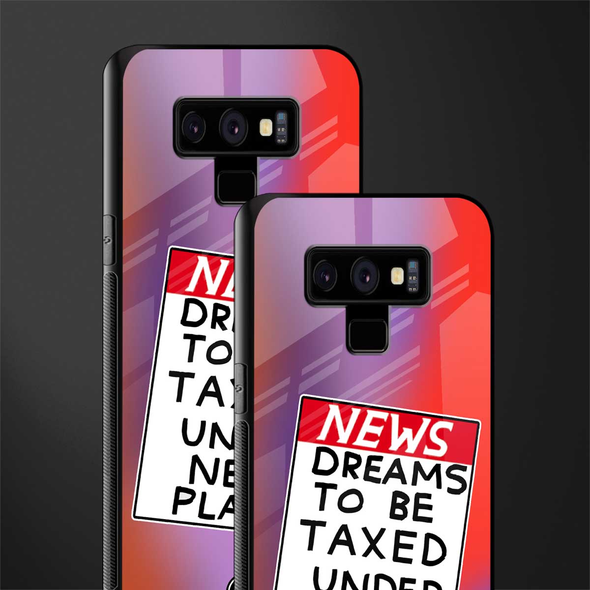 dreams to be taxed glass case for samsung galaxy note 9 image-2