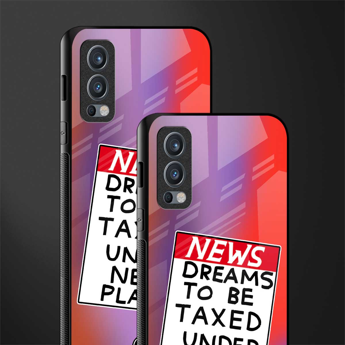 dreams to be taxed glass case for oneplus nord 2 5g image-2