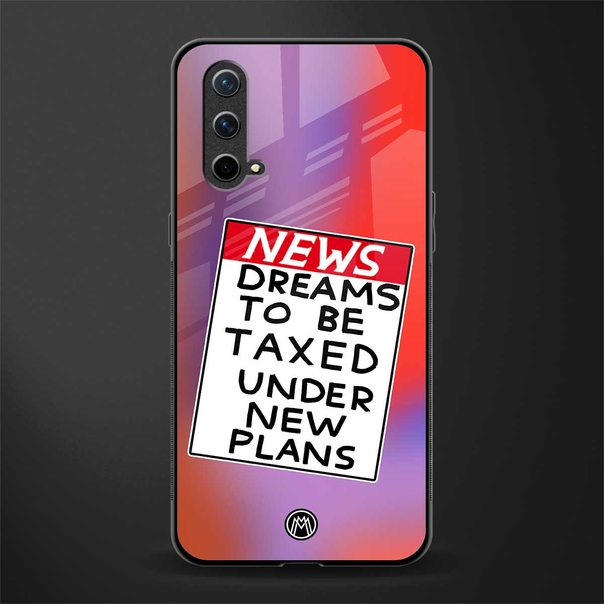 dreams to be taxed glass case for oneplus nord ce 5g image