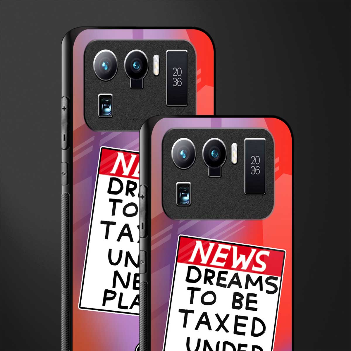 dreams to be taxed glass case for mi 11 ultra 5g image-2