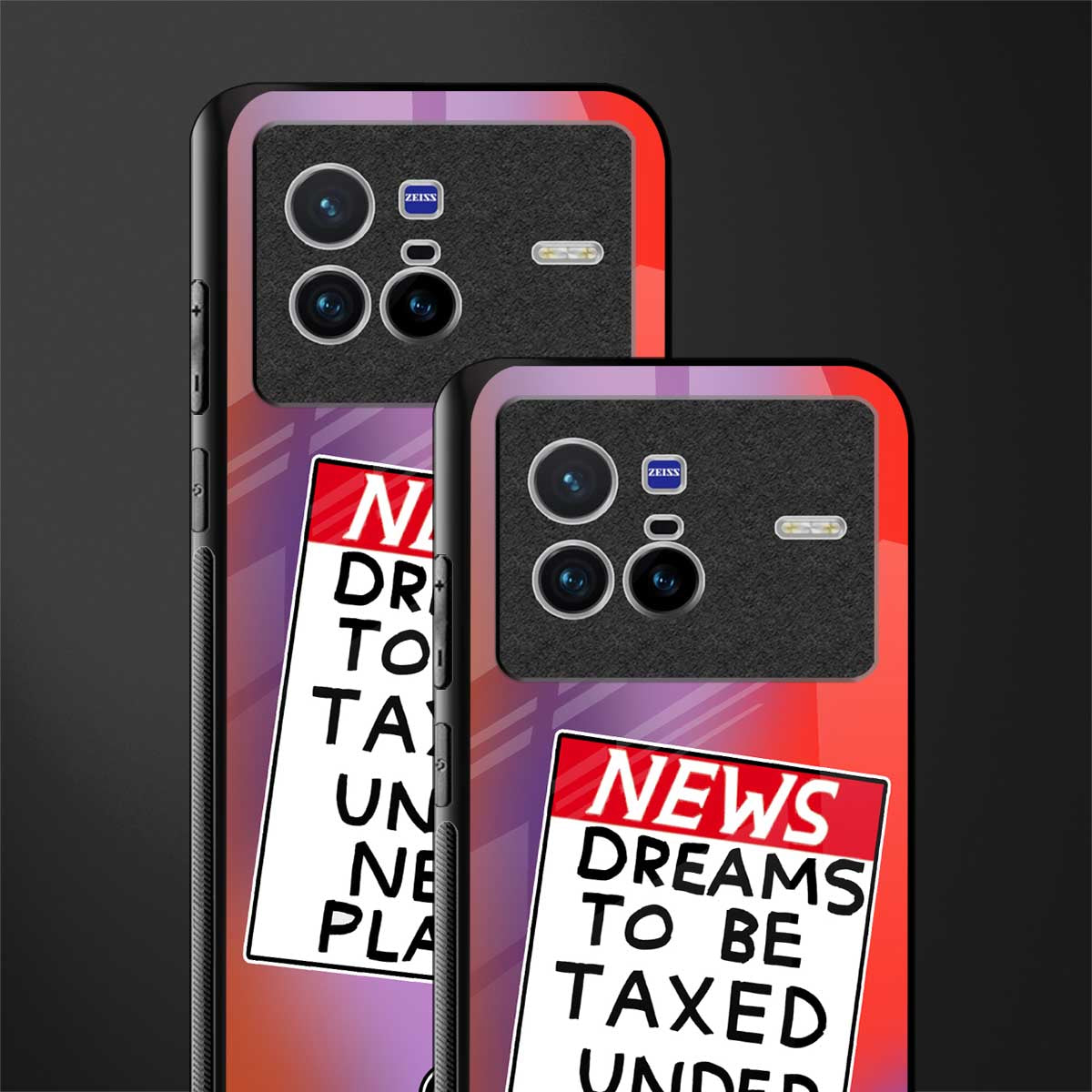 dreams to be taxed glass case for vivo x80 image-2