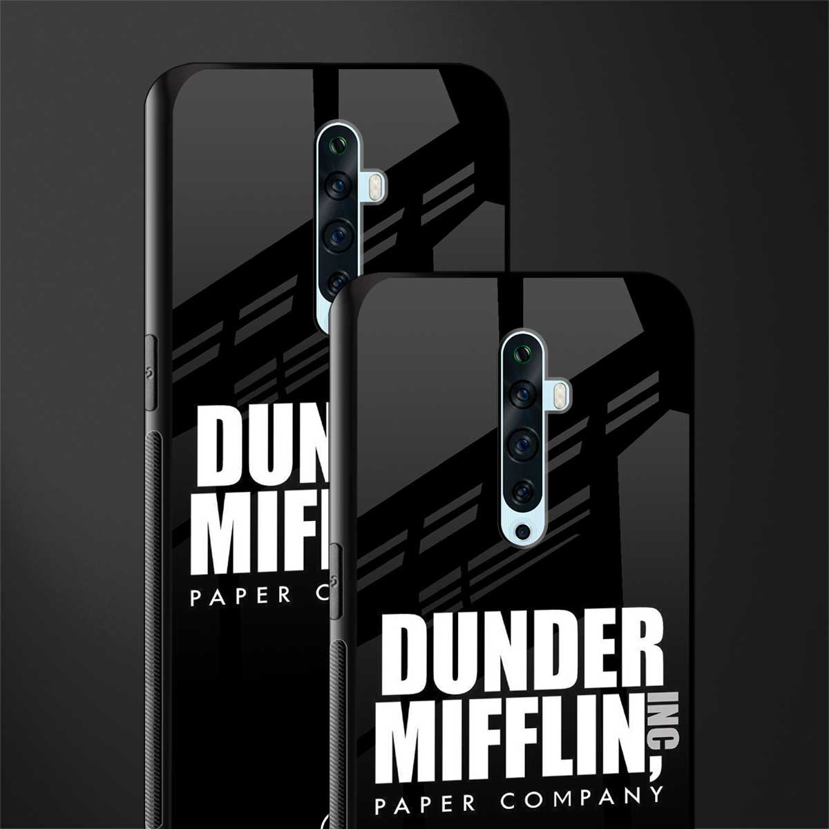 dunder mifflin glass case for oppo reno 2f image-2