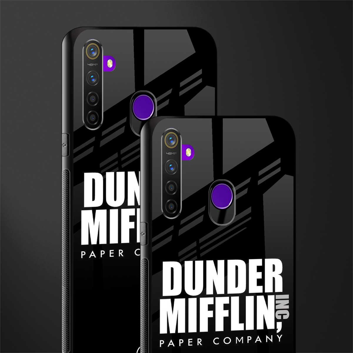 dunder mifflin glass case for realme 5s image-2