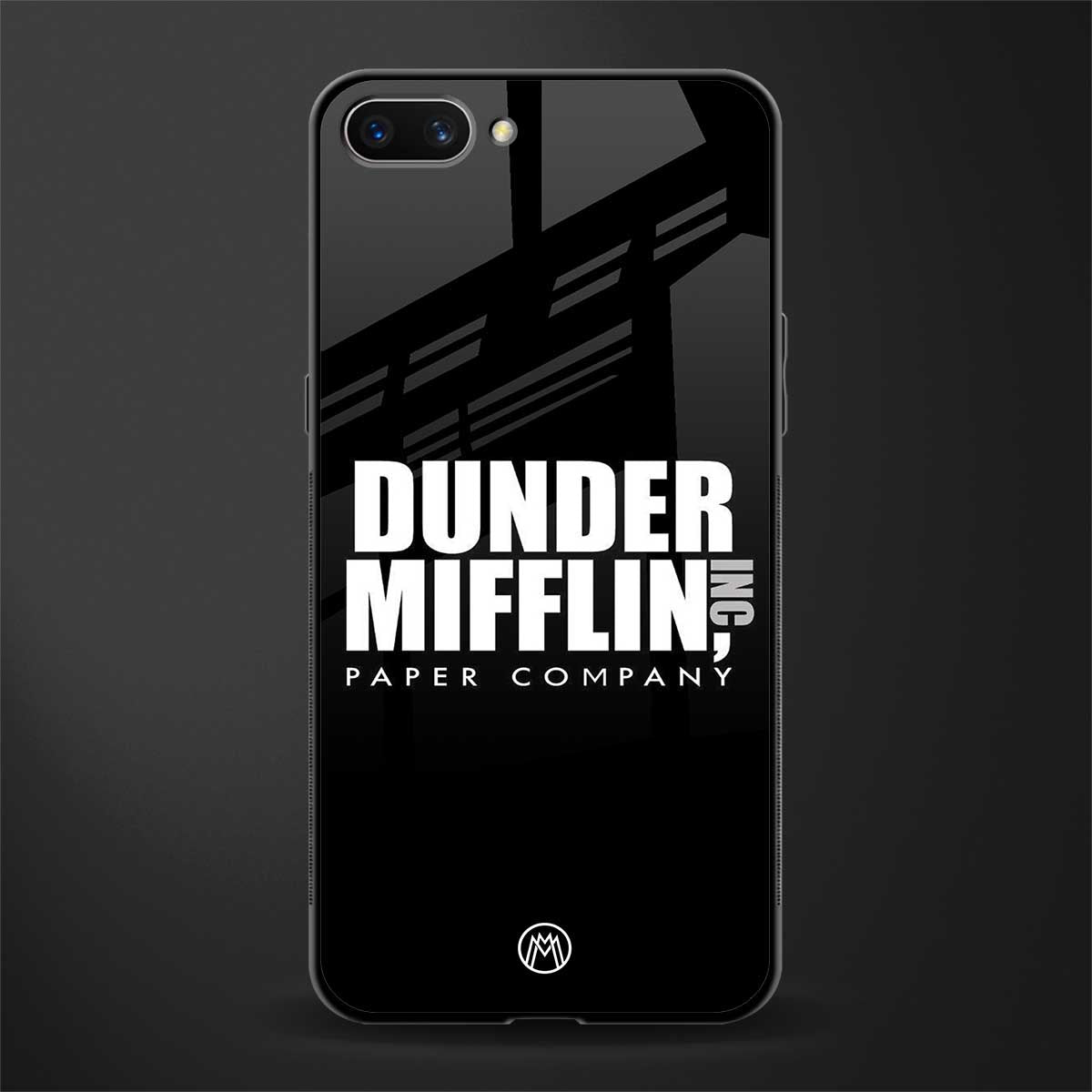 dunder mifflin glass case for realme c1 image