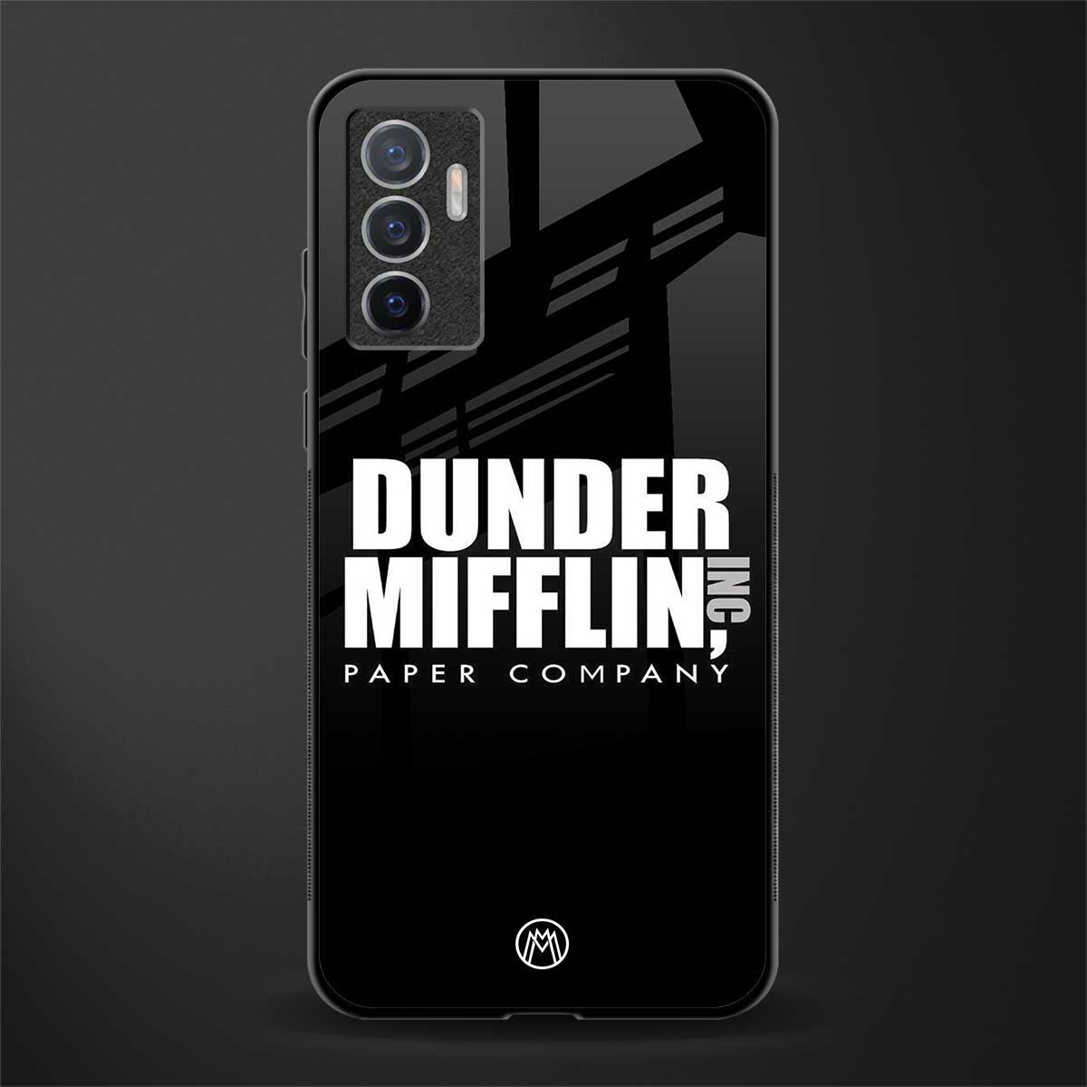 dunder mifflin glass case for vivo v23e image