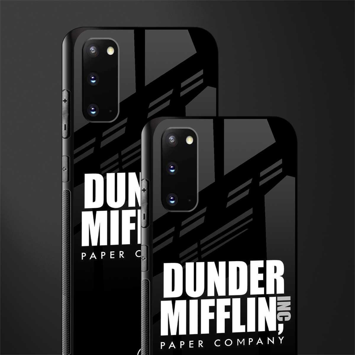 dunder mifflin glass case for samsung galaxy s20 image-2