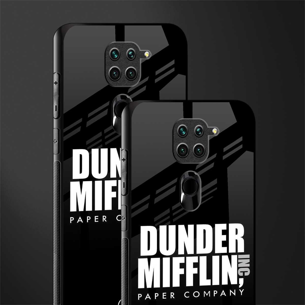 dunder mifflin glass case for redmi note 9 image-2