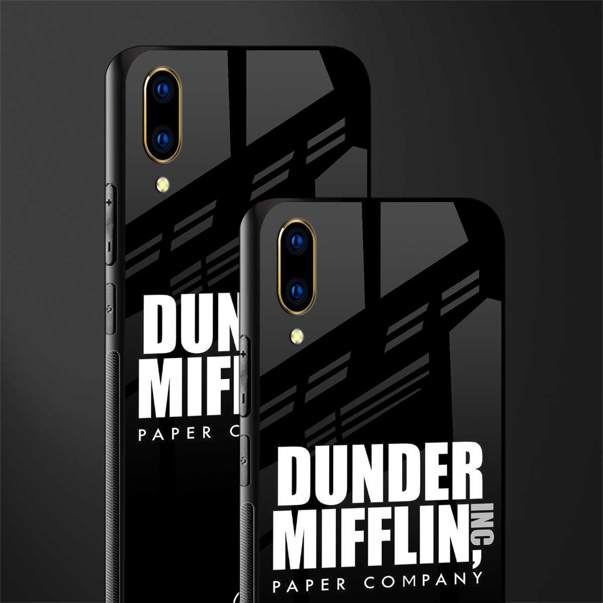dunder mifflin glass case for vivo v11 pro image-2