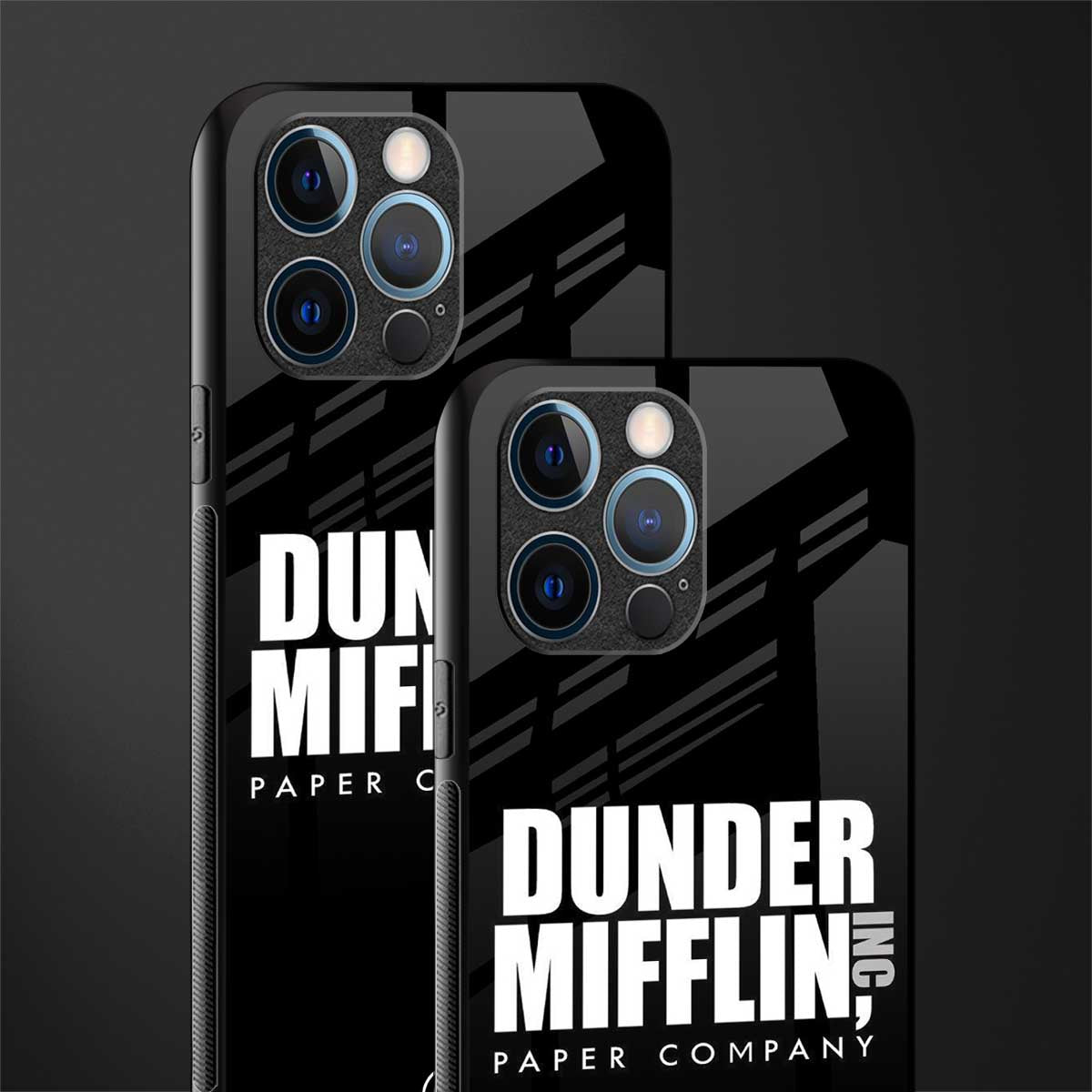 dunder mifflin glass case for iphone 12 pro image-2