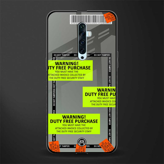 duty free purchase glass case for oppo reno 2f image