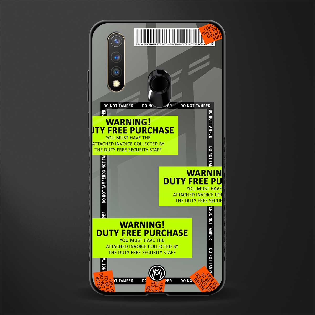 duty free purchase glass case for vivo u20 image