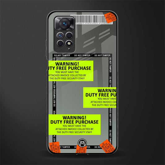 duty free purchase glass case for redmi note 11 pro image