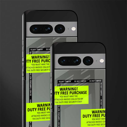 duty free purchase back phone cover | glass case for google pixel 7 pro