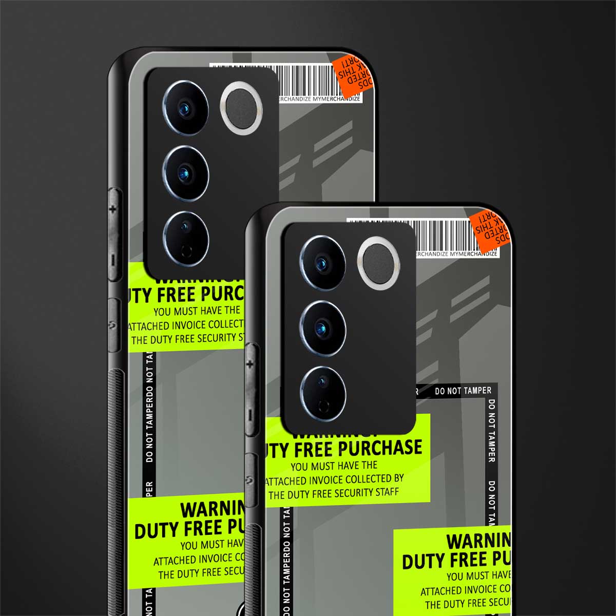 duty free purchase back phone cover | glass case for vivo v27 pro 5g