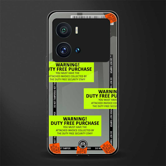 duty free purchase back phone cover | glass case for iQOO 9 Pro