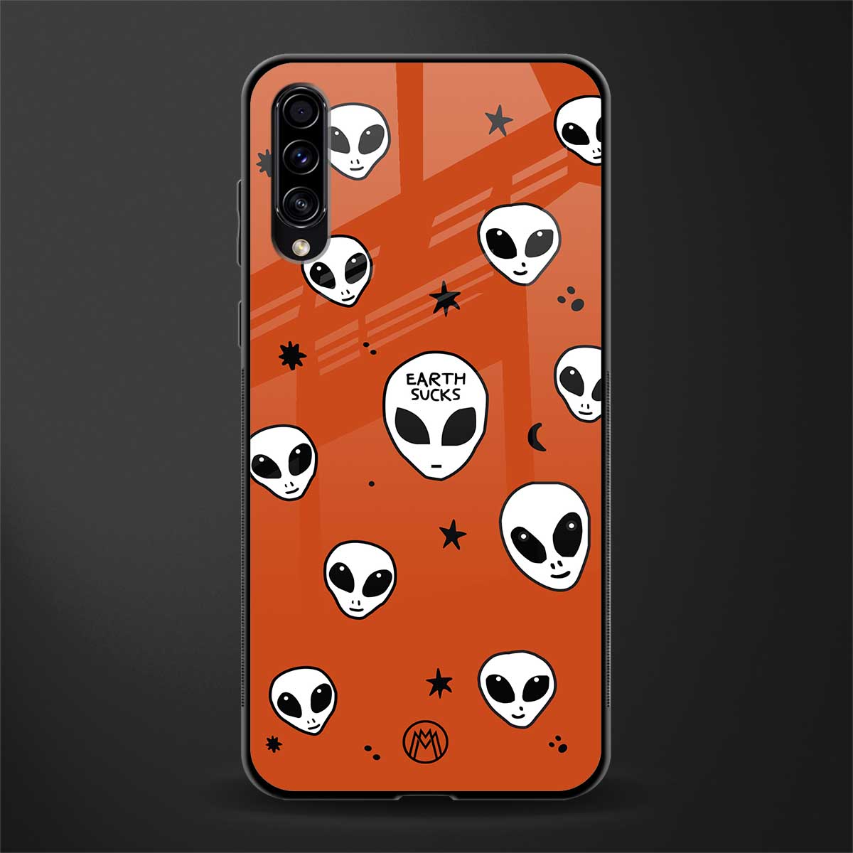 earth sucks glass case for samsung galaxy a70 image