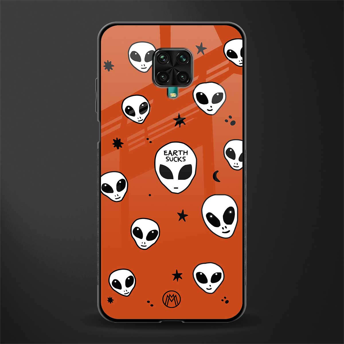 earth sucks glass case for poco m2 pro image