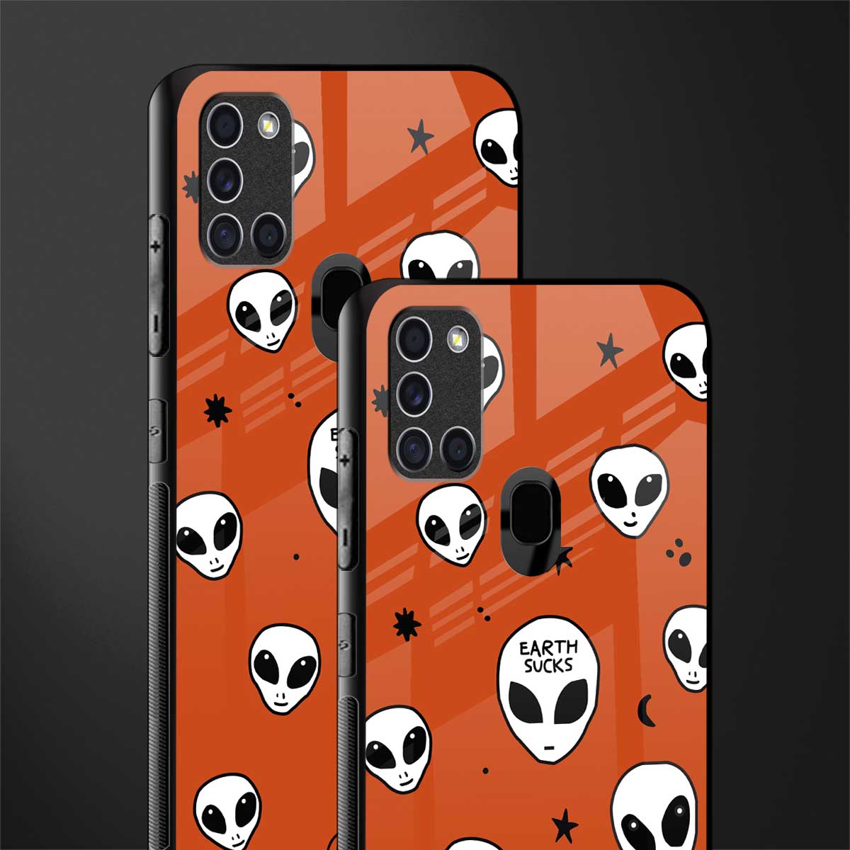 earth sucks glass case for samsung galaxy a21s image-2
