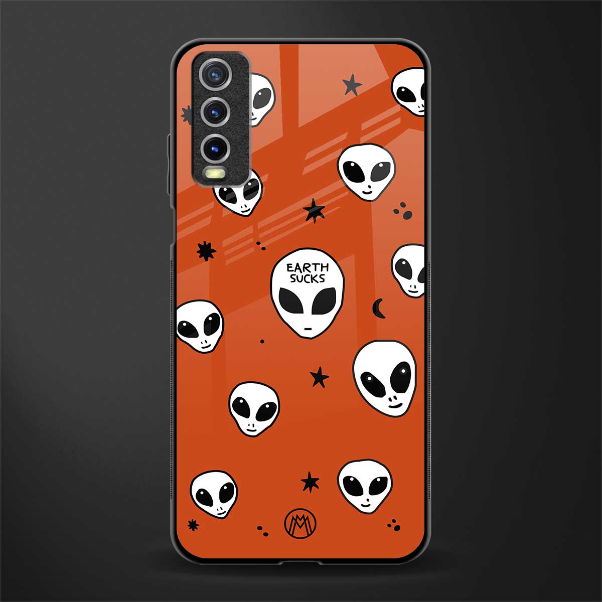 earth sucks glass case for vivo y20 image