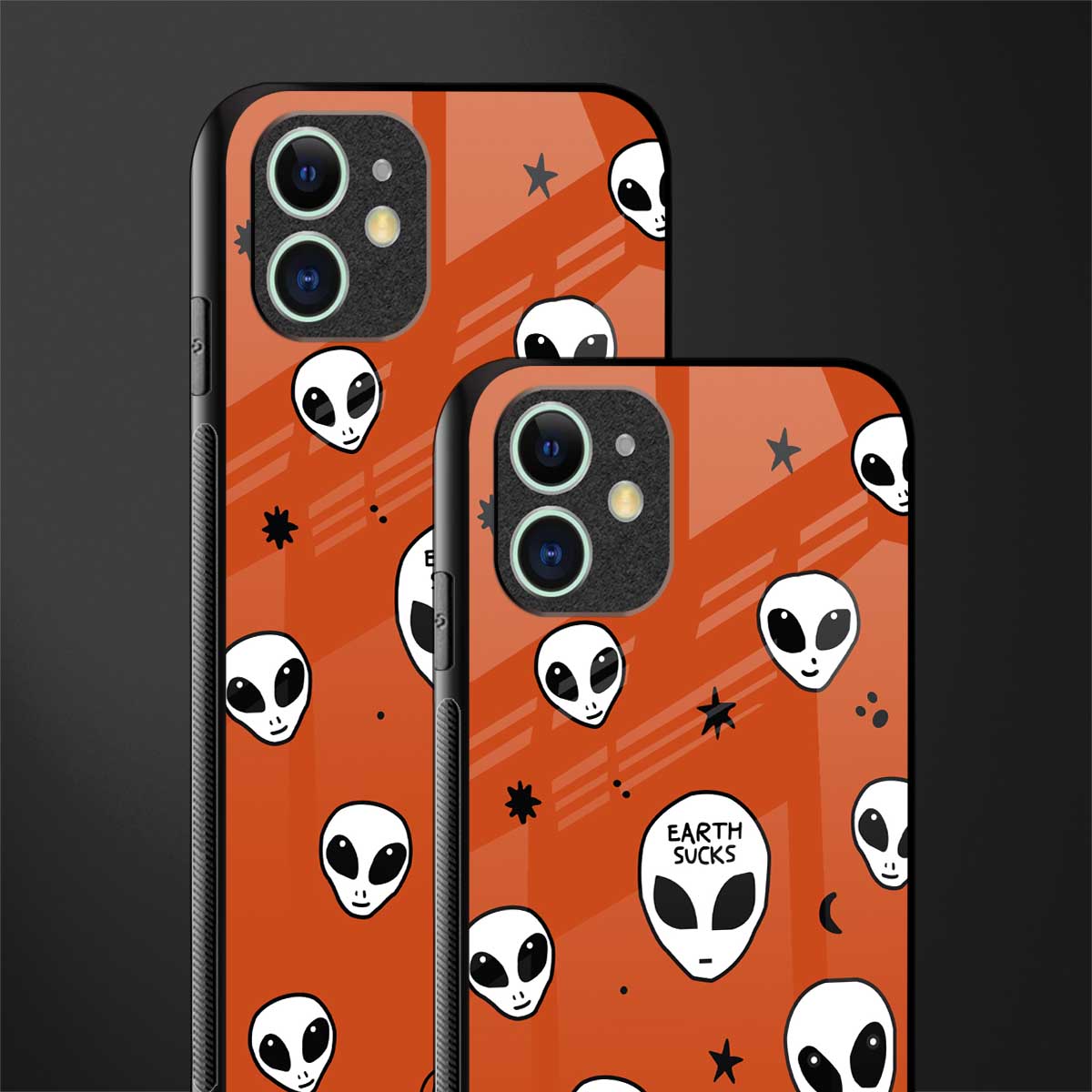 earth sucks glass case for iphone 11 image-2