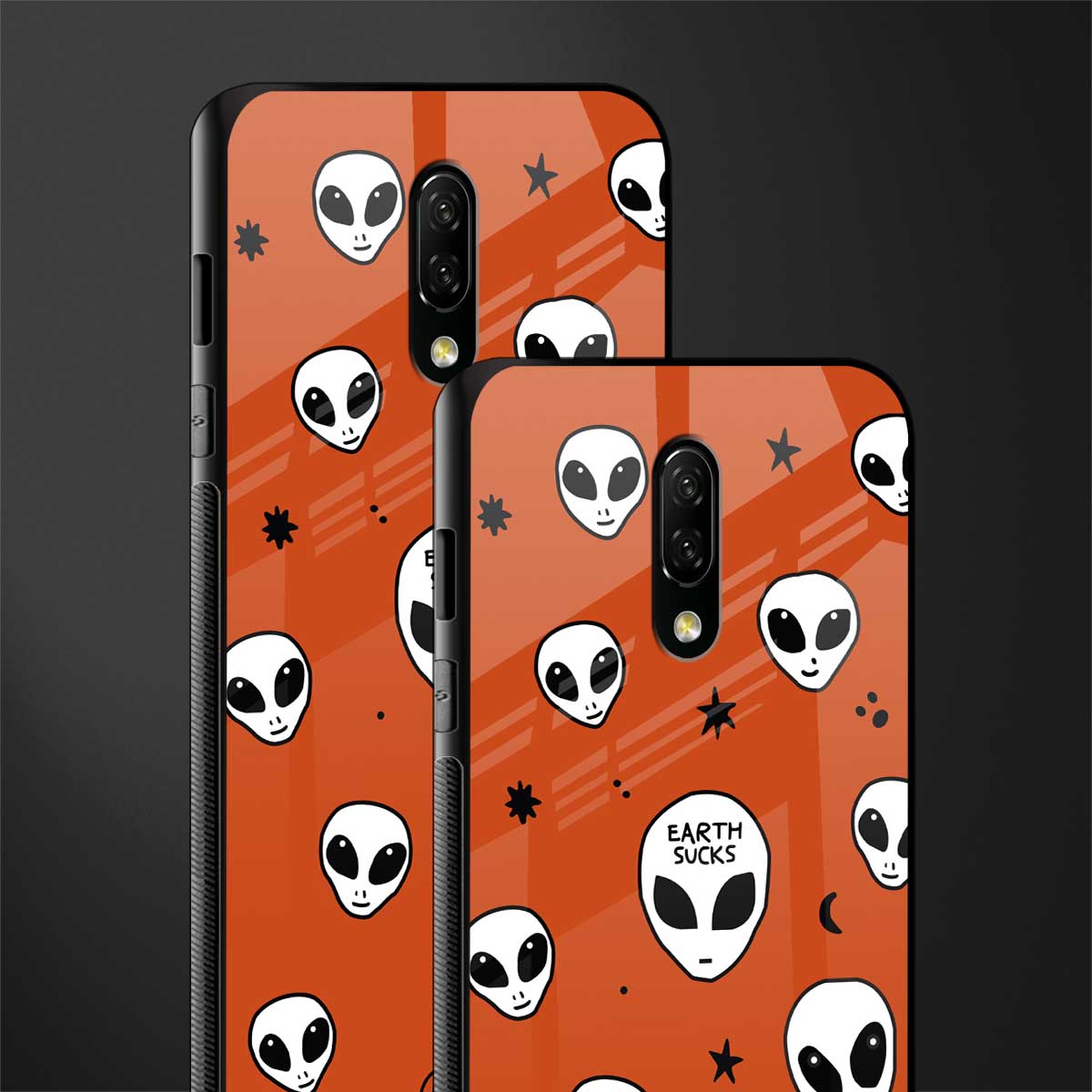 earth sucks glass case for oneplus 7 image-2