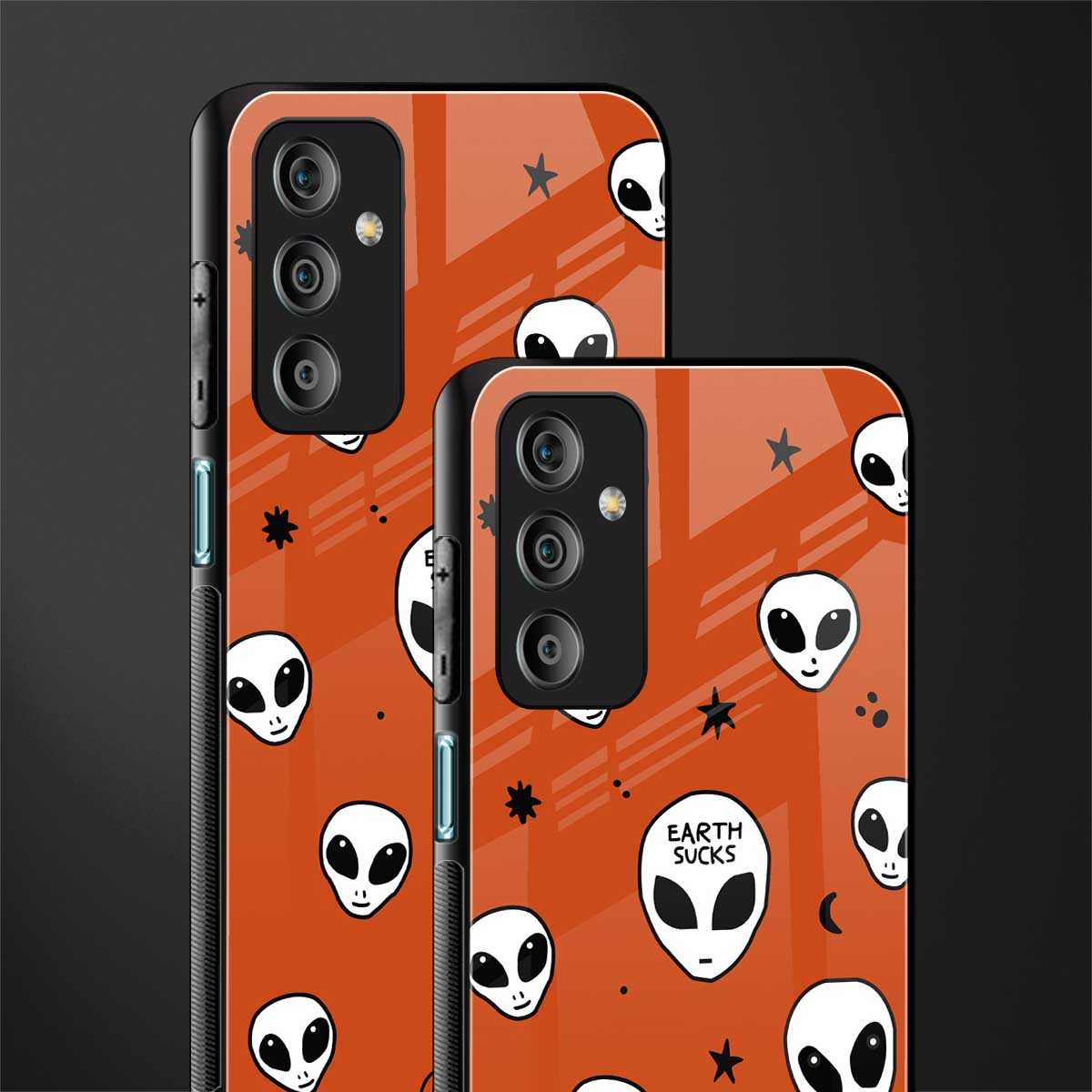 earth sucks back phone cover | glass case for samsung galaxy f23 5g