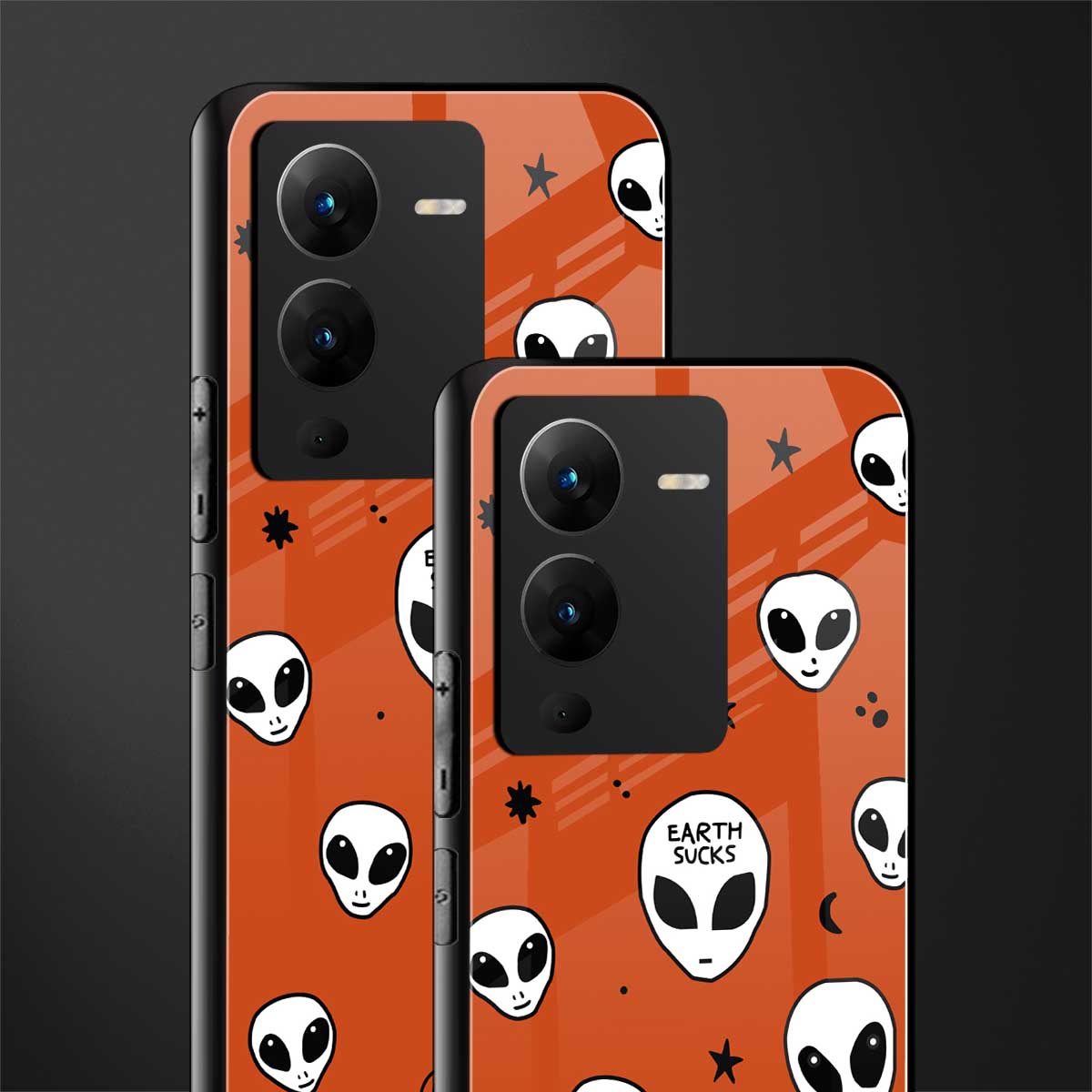 earth sucks back phone cover | glass case for vivo v25 pro 5g