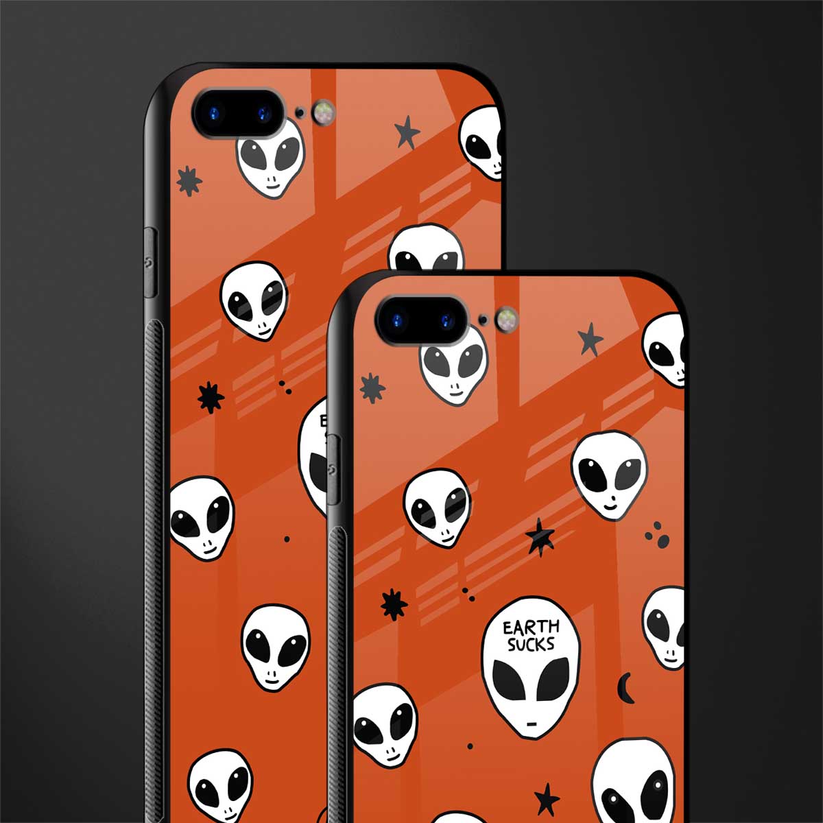 earth sucks glass case for iphone 8 plus image-2