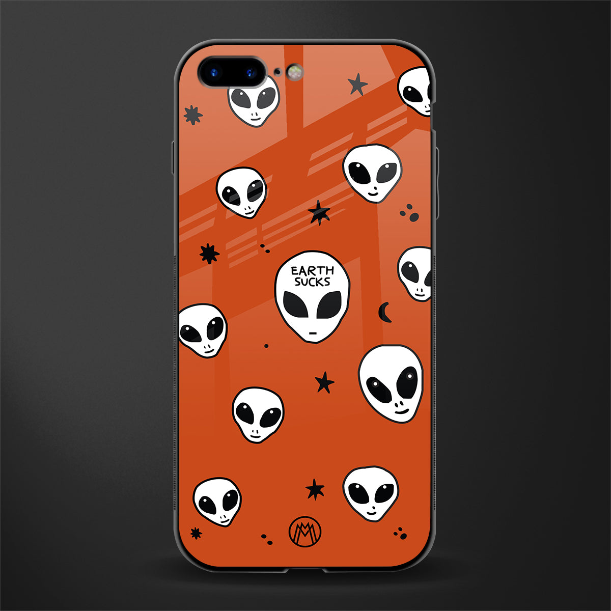 earth sucks glass case for iphone 8 plus image