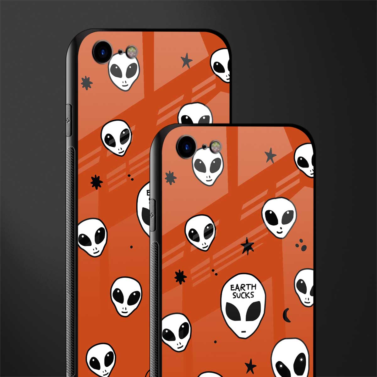 earth sucks glass case for iphone se 2020 image-2