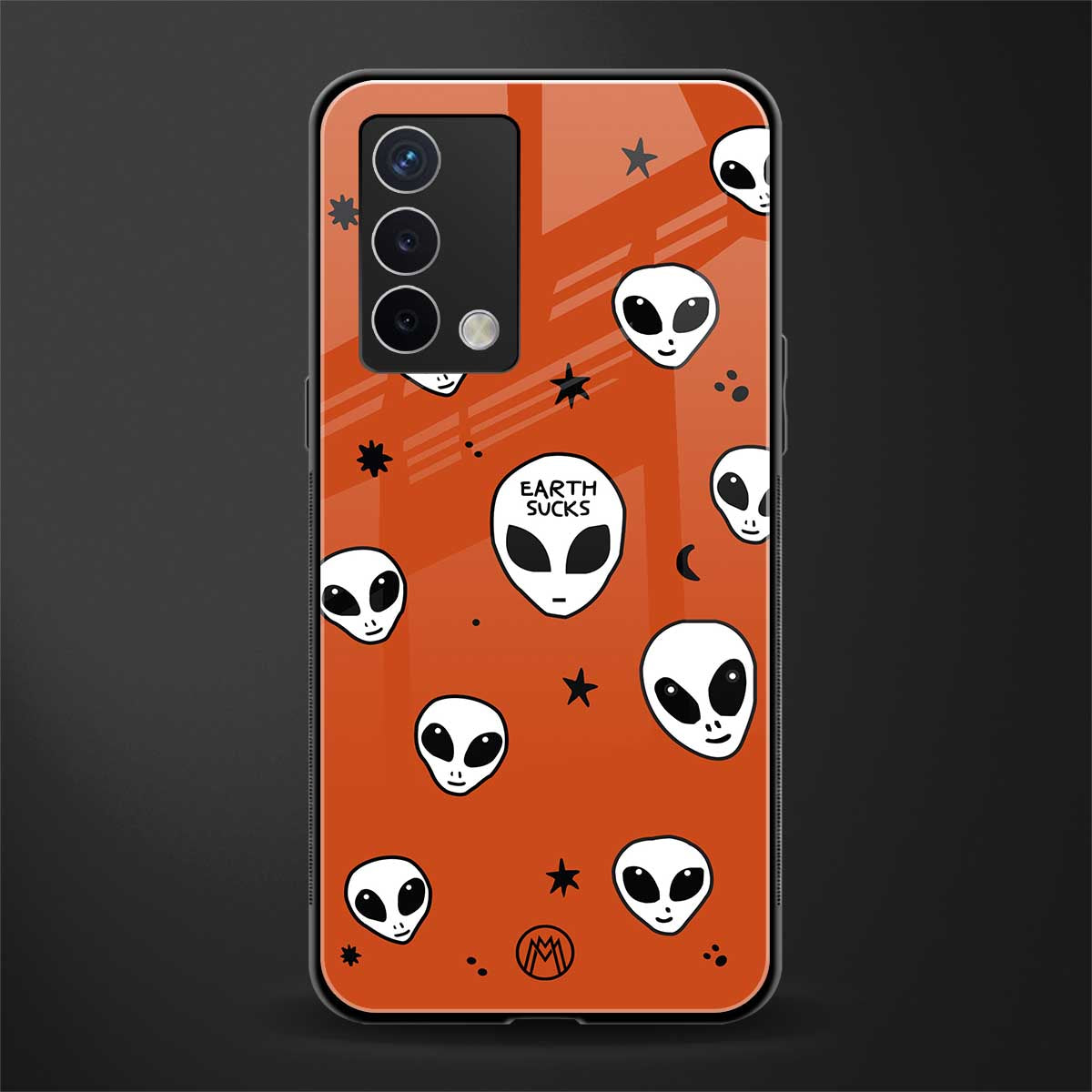 earth sucks back phone cover | glass case for oppo a74 4g