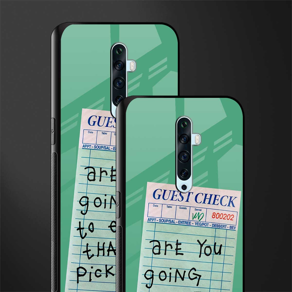 eat that pickle glass case for oppo reno 2f image-2