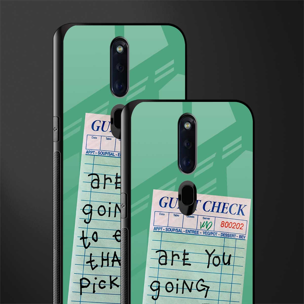 eat that pickle glass case for oppo f11 pro image-2