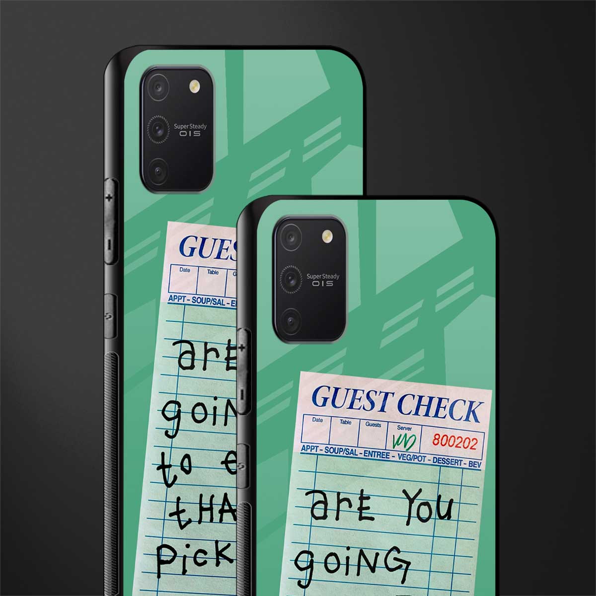 eat that pickle glass case for samsung galaxy a91 image-2