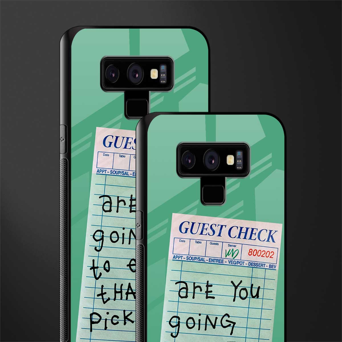 eat that pickle glass case for samsung galaxy note 9 image-2