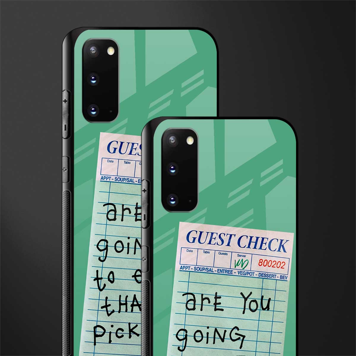 eat that pickle glass case for samsung galaxy s20 image-2