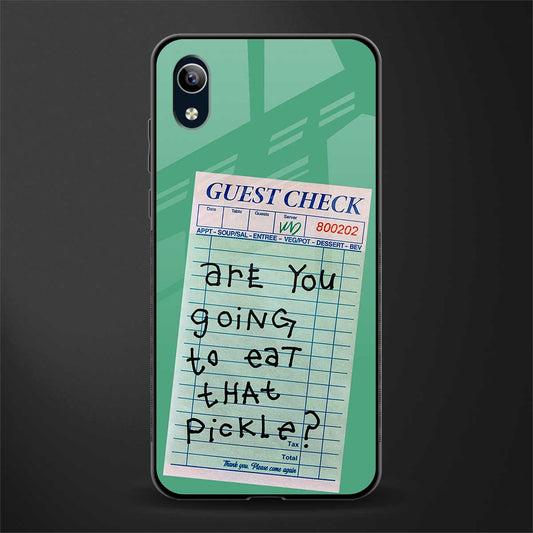 eat that pickle glass case for vivo y91i image