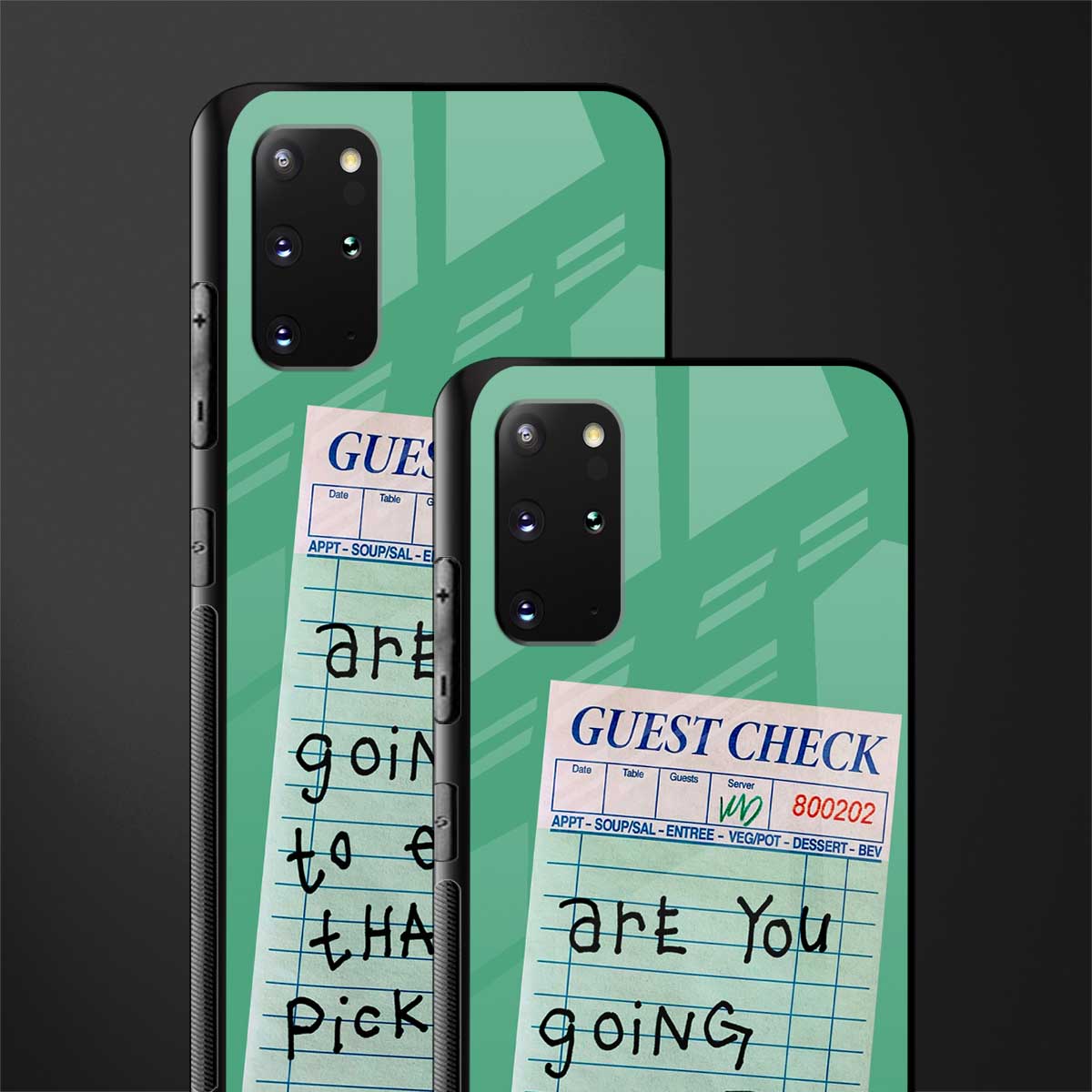 eat that pickle glass case for samsung galaxy s20 plus image-2