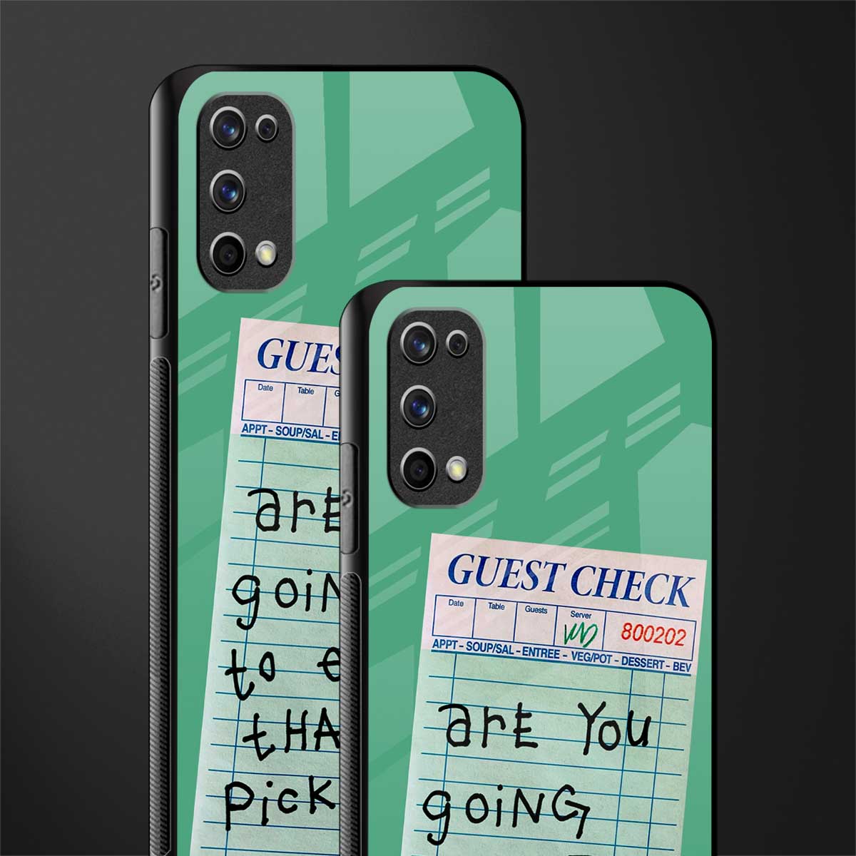 eat that pickle glass case for realme 7 pro image-2