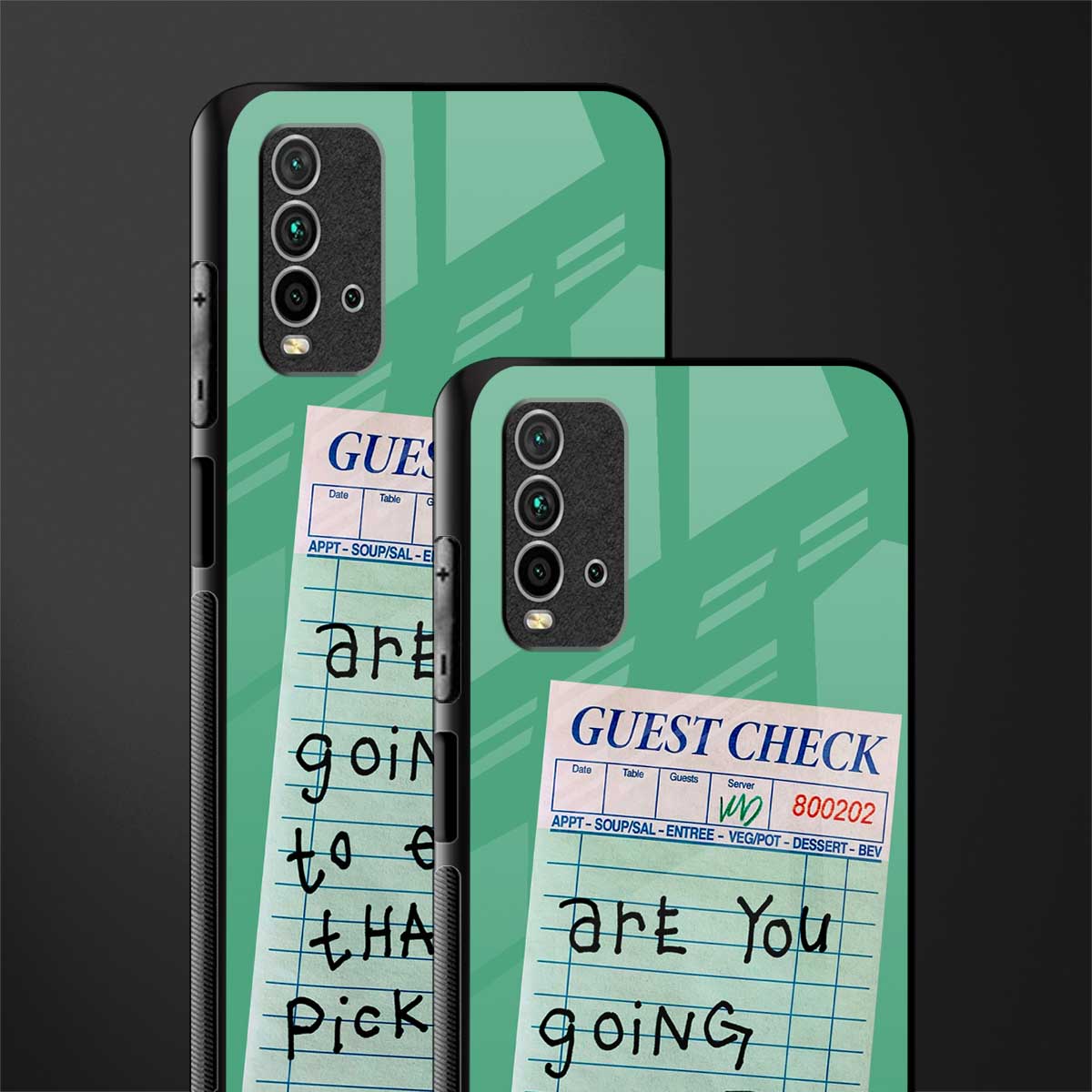eat that pickle glass case for redmi 9 power image-2